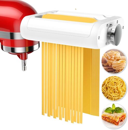 Pasta Maker 3-in-1 Attachment for KitchenAid Stand Mixers - Lot 1715