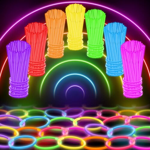 00 Ultra Bright Glow Sticks Bulk Party Pack - Lot 1772