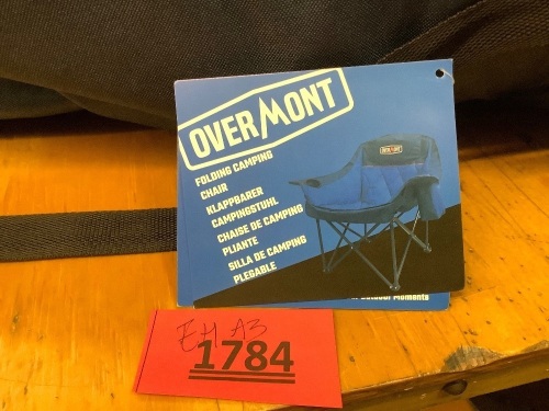 Overmont Blue Camping Chair - Lot 1784