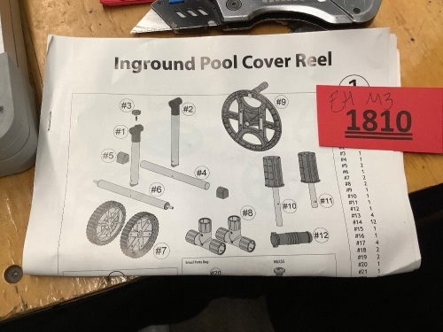 Inground Pool Cover Reel - Lot 1810