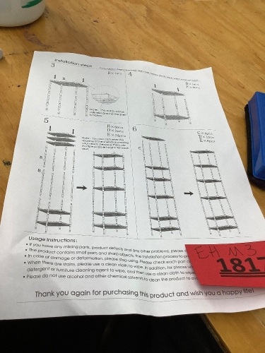 6 Wire Steel Rack - Lot 1817
