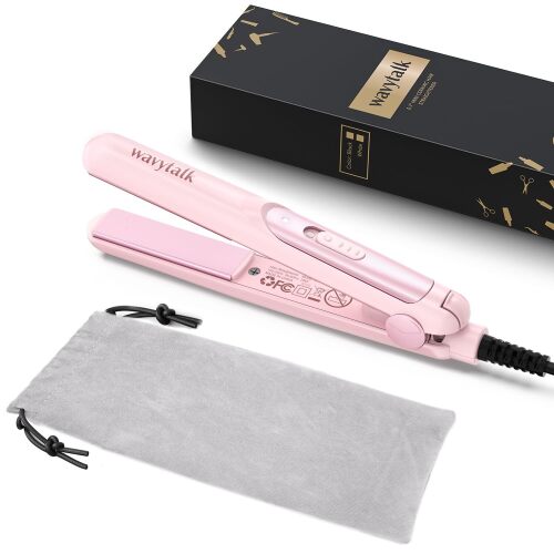 Wavytalk Mini Portable Flat Iron, 0.7 Inch Dual Voltage Hair Straightener - Lot 1953