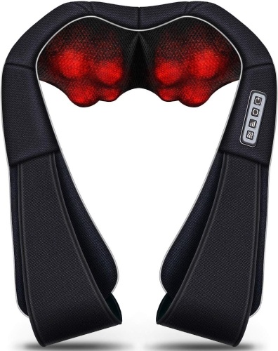 VIKTOR JURGEN Shiatsu Neck and Back Massager with Heat Function - Lot 1995