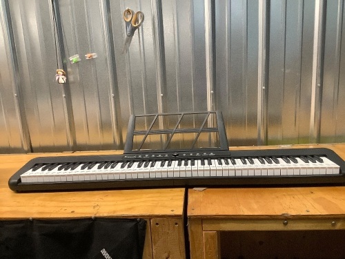 62 Key Piano Missing Power Cord - Lot 1821