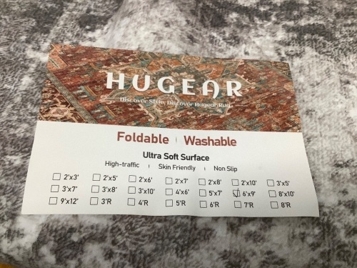 6x9 Hugear rug - Lot 1869jh