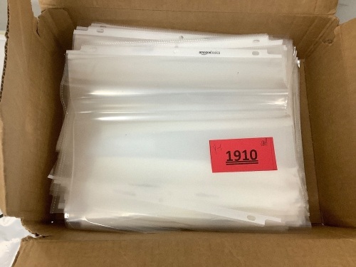 8.5x11in Amazon Basics Sheet Protectors - Lot 1910