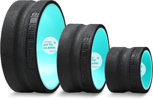 Furnhome Back Roller - Back Wheel for Deep Tissue Massage,Yoga Wheel for Back Pain & Stretching- Comfy Deep Tissue Massage Roller (3-Pack) - Lot 2251