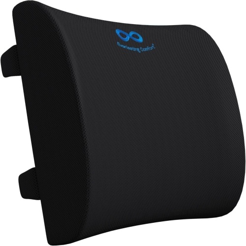 Everlasting Comfort Lumbar Support Pillow - Memory Foam Back Cushion for Office Chair, Car, Gaming, Recliner - Back Pain Relief - Lot 1879