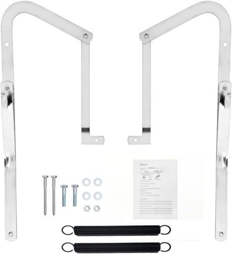 55-1 Attic Ladder Spreader Hinge Arms with Springs,Compatible with Werner (Mk1 Thru Mk3),A2208 A2210 A2508 A2510 W2208 W2210 W2508 W2510 WH2208 WH2210 WH2508 WH2510 WH3008 WH3010, MFG 2006 and Older - Lot 1884