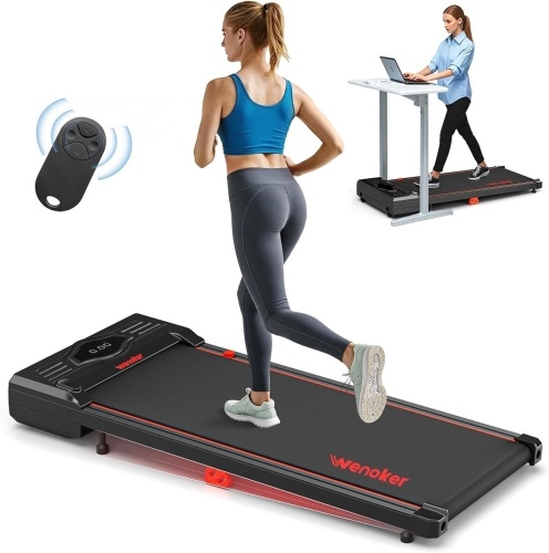 Walking Pad, WENOKER Under Desk Treadmill,Jogging Running Machine with Remote - Lot 2171