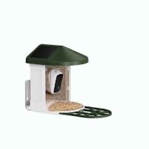 Smart Bird Feeder Camera Battery/Solar Powered - Lot 2148