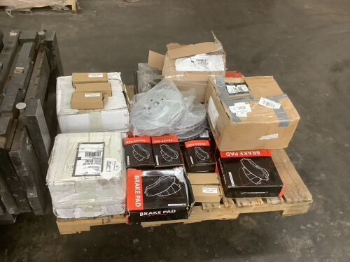 Pallet of Brake Pads & Rotors - Uninspected - Lot 96