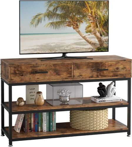 IRONCK Entertainment Center with 2 Drawers  - Lot 70WG