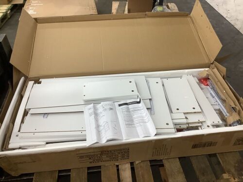 FUFU&GAGA 5-Drawers Vanity Table Storage Cabinet with Shelf 36.1 in. H x 47.2 W x 19.7 D - Lot 707WG