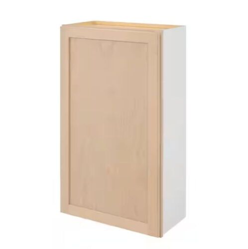 Hampton Bay 24 in. W x 12 in. D x 42 in. H Ready to Assemble Wall Kitchen Cabinet in Unfinished with CLICKREADY Technology - Lot 135JF