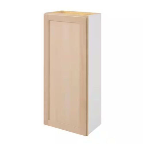 Hampton Bay 18 in. W x 12 in. D x 42 in. H Ready to Assemble Wall Kitchen Cabinet in Unfinished with CLICKREADY Technology - Lot 136JF