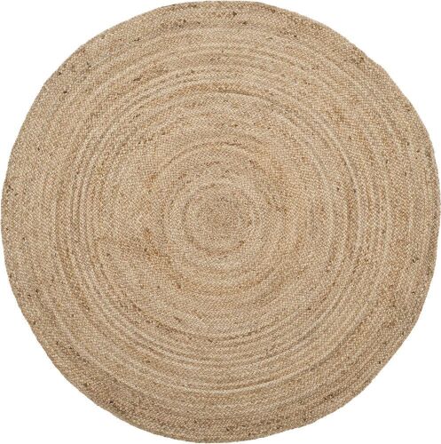 SAFAVIEH Natural Fiber Collection Area Rug 4' Round Braided Jute - Lot 712JF