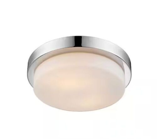 Golden Lighting Maddox Collection 2-Light Chrome Flush Mount - Lot 716JF