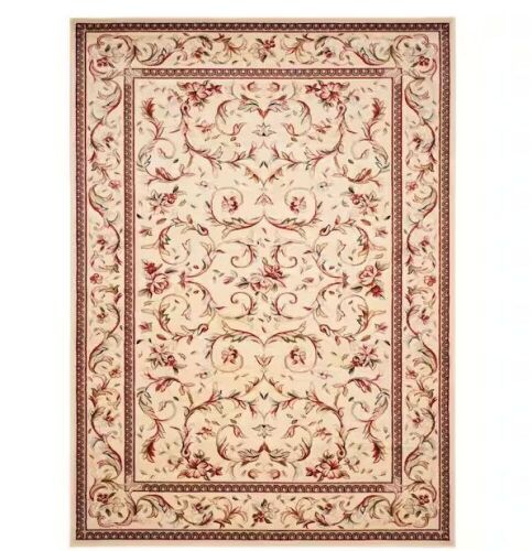  SAFAVIEH Lyndhurst Ivory/Ivory 9 ft. x 12 ft. Border Area Rug - Lot 128JF