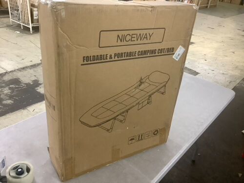 Niceway Foldable Camping Cot  - Lot 950WG