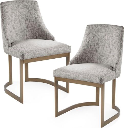 Madison Park Bryce Parsons Upholstered Accent Dining Chairs, Set of 2 - Lot 969