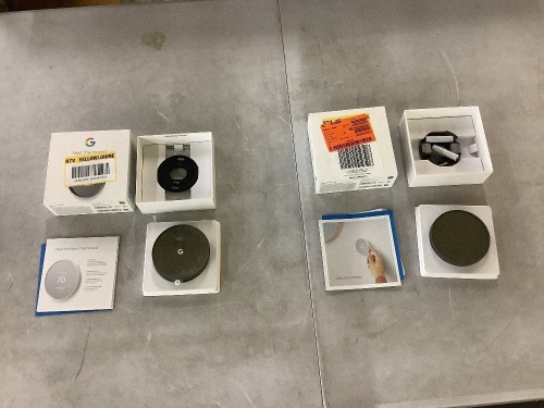 Lot of (2) Google Nest Thermostats - Lot 35JF