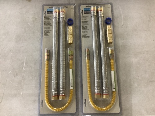 Lot of (2) Everbilt Gas Water Heater Installation Kits - Lot 1058JF