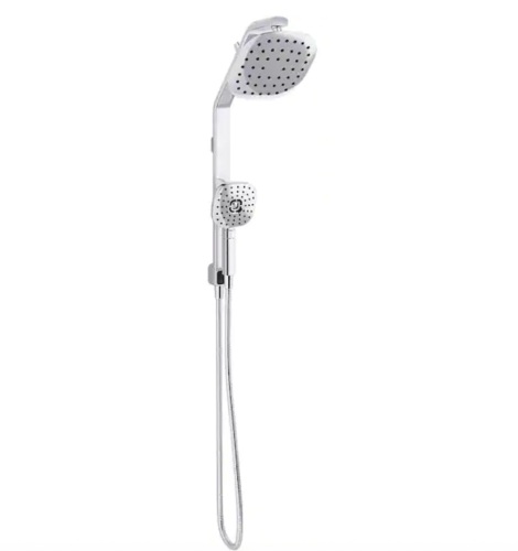 Kohler Windet Showering Rail Combo in Polished Chrome - Lot 37JF