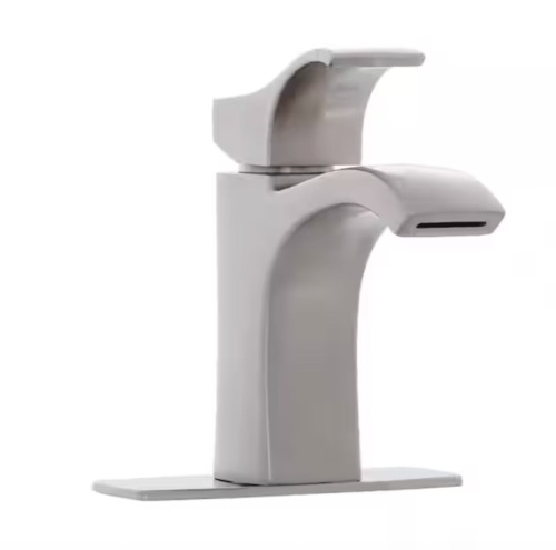 Pfister Venturi Single Hole Single-Handle Bathroom Faucet in Spot Defense Brushed Nickel - Lot 1042JF