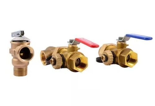 Cash Acme 3/4 in. FNPT Tankless Water Heater Valves Installation Kit - Lot 1088JF