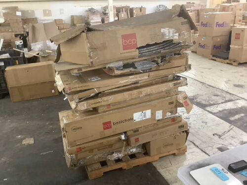 Salvage Pallet. Items Will Be Damaged and Incomplete. Garden Beds & Patio Furniture. - Lot 971