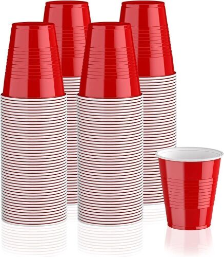 12 oz Disposable Plastic Cups, 240pc  - Lot 1003