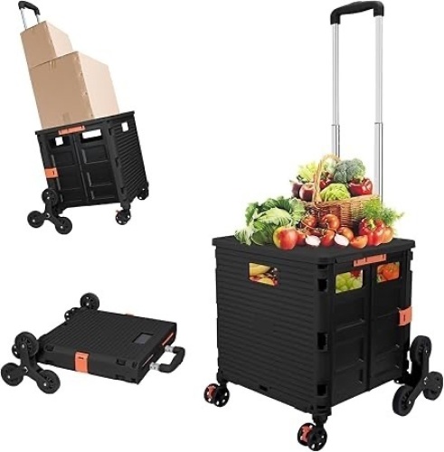 folding Rolling Cart with Stair Climbing Wheels - Lot 120