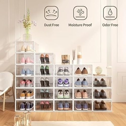 shoe organizer storage boxes - Lot 133