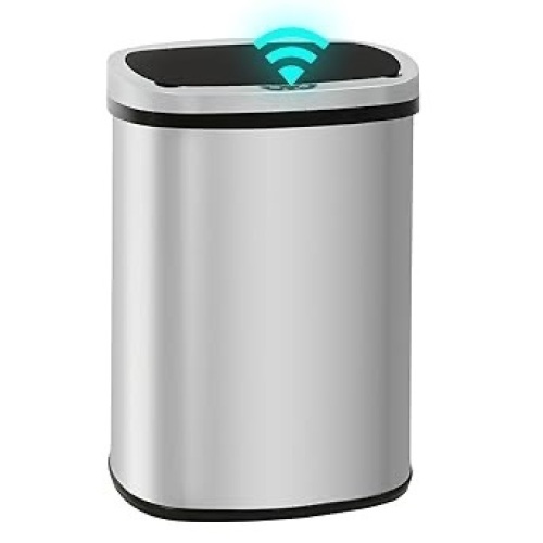 13 Gal Automatic Trash Can - Lot 169