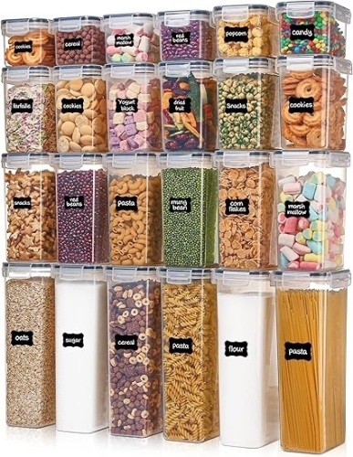 Airtight Food Storage Containers with lids  - Lot 312