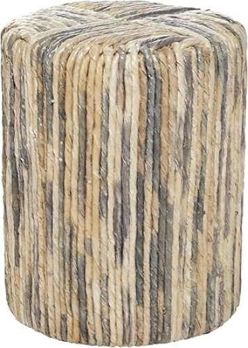 Banana Leaf Woven Accent Table - Lot 158