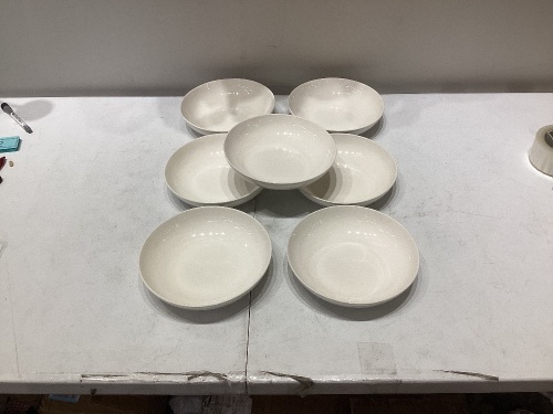 Lot of 7 White Bowls  - Lot 112