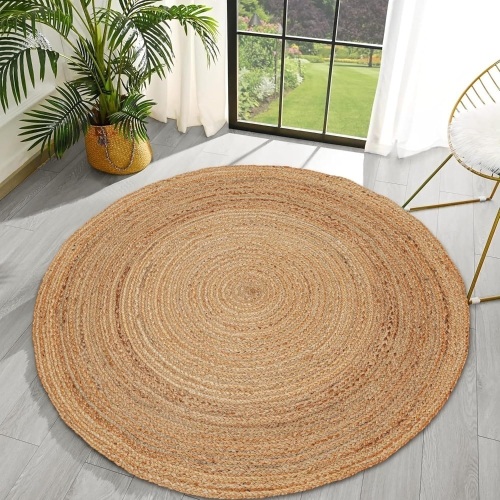 Hand Woven Jute Area Rug - Lot 2071