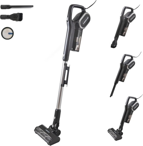 Farberware Classic Stick Vacuum Cleaner, Powerful Suction and Lighted Motor Brush for Carpet and Hard Floors, Converts to Handheld Vacuum for Pet Hair - Lot 2072