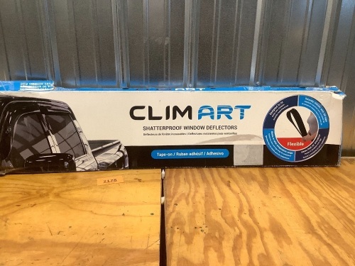 CLIMART Shatterproof Window Deflectors - Lot 2178