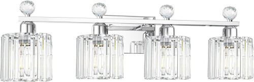 Modern Crystal Bathroom Vanity Light 4-Lights - Lot 2188