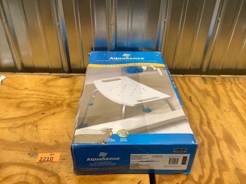 AquaSense Adjustable Bath Seat without Backrest - Lot 2210