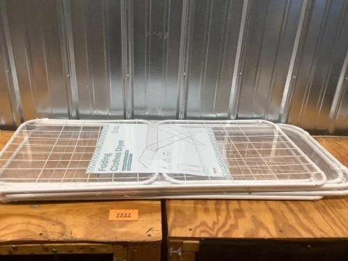 Home Intuition Folding Clothes Dryer Rack - Lot 2222