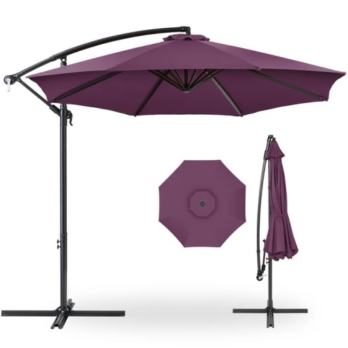Offset Hanging Patio Umbrella - 10ft - Lot 2245
