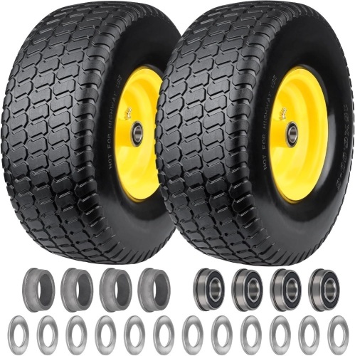 11x4-5 solid tractor turf tire with rim - Lot 2294
