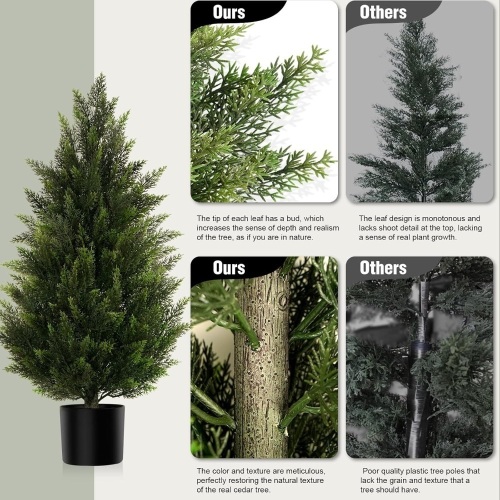Artificial Topiary Cedar Tree - Lot 2299