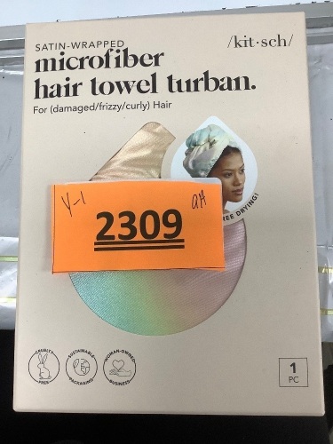 Kitsch Microfiber Hair Towel Wrap for Women - Lot 2309