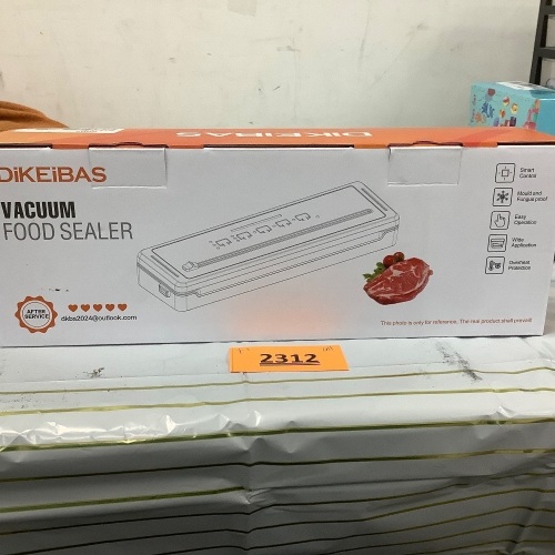 Compact One-Touch Automatic Food Sealer with External Vacuum System - Lot 2312