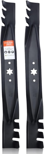 Hipa 942-04308 Mulching Blades for Cub Cadet XT1 LT42 ZT1 RZT42 42 inch Riding Mower, Troy Bilt Bronco Pony 42'' Deck Lawn Tractor Replace for 942-04308-X 942-0616 742-0616 942-04126 - Lot 2343